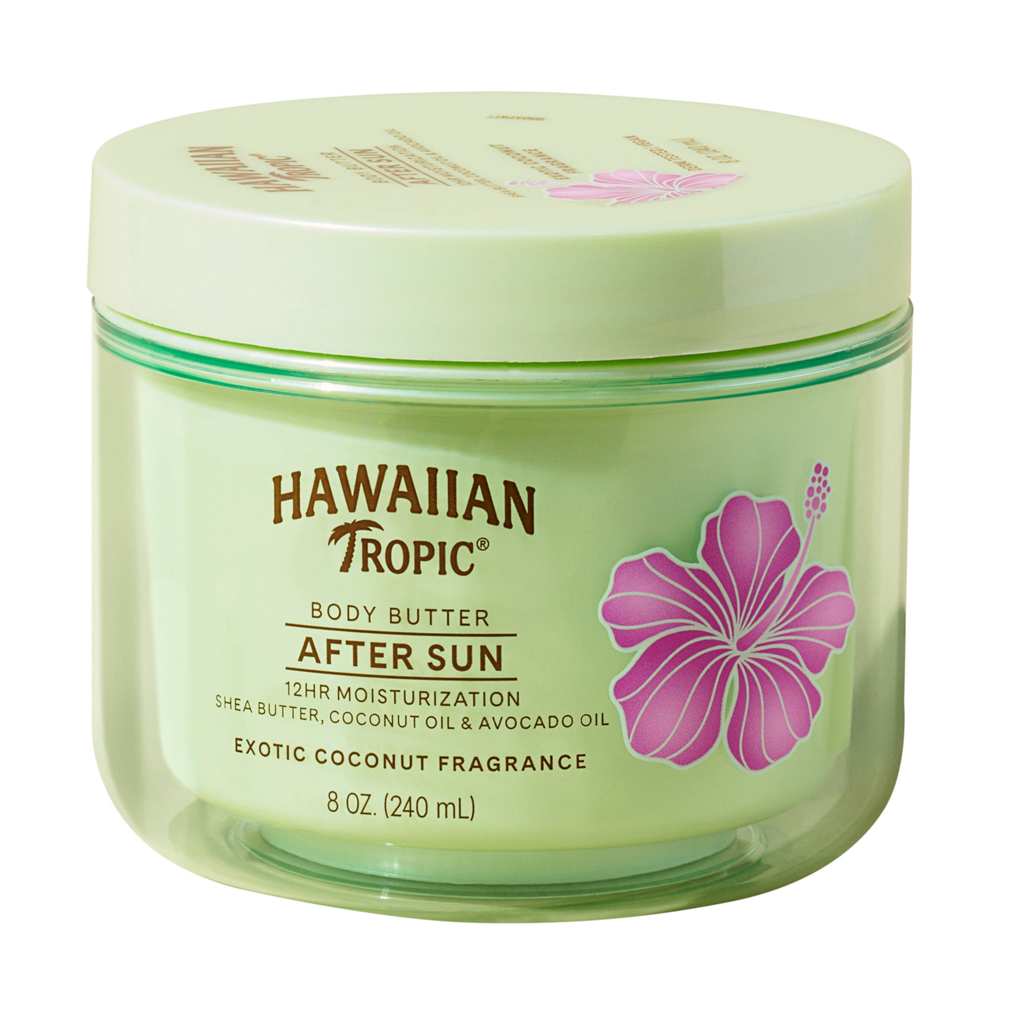 Hawaiian Tropic After Sun Body Butter with Coconut Oil, 12 Hour Moisturization, 8 oz
