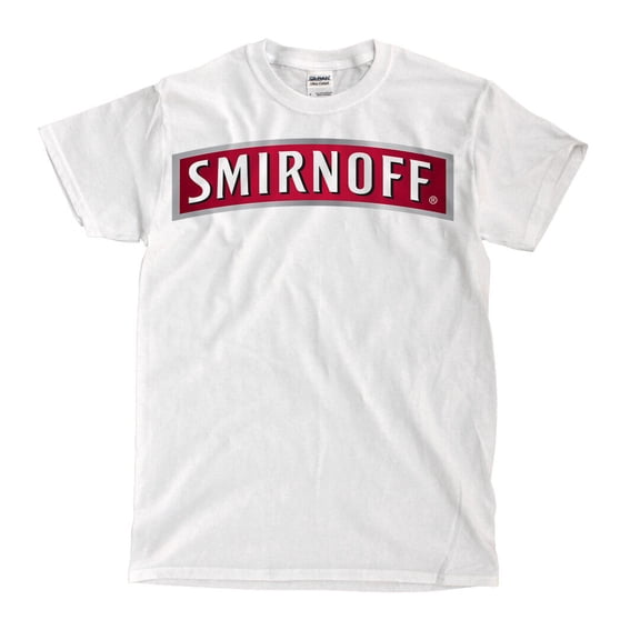 Smirnoff - White Shirt - Ships Fast! High Quality! Active