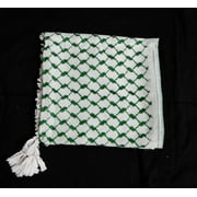 Palestine Keffiyeh Shemagh Unisex Scarf 48x48 Cotton Arafat Hatta Arab Style Scarf With Long Tassle
