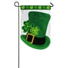 Evergreen Lucky Outdoor Safe Felt Garden Flag, 12.5 x 18 inches