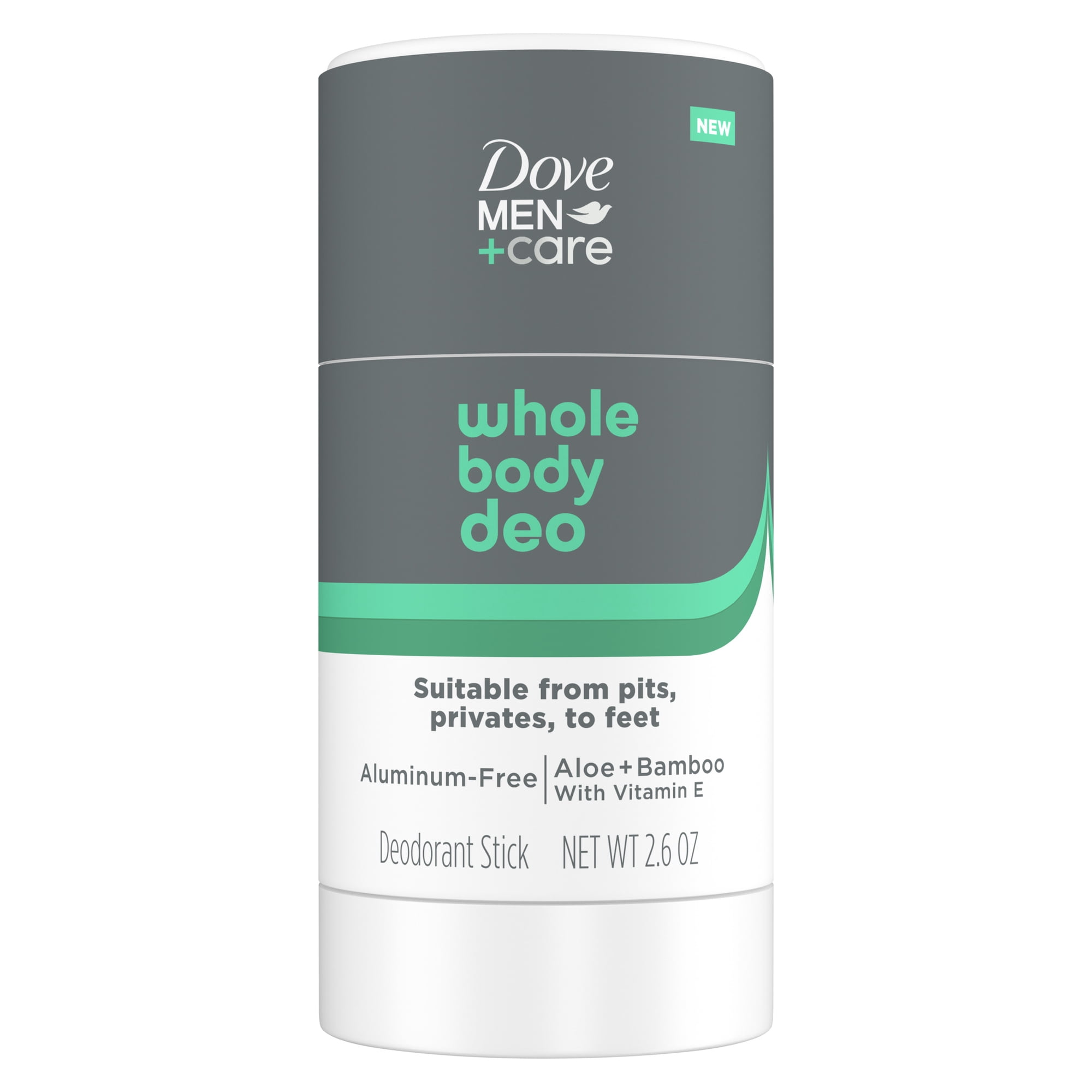 Dove Men +Care Whole Body Deo Stick, Bamboo & Aloe 2.6 oz