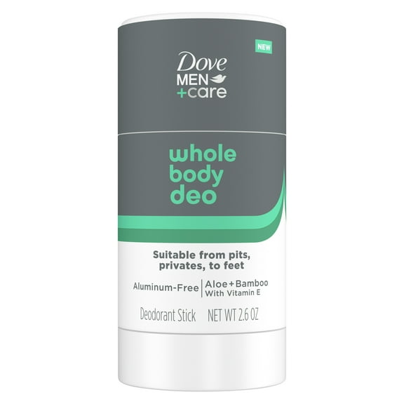 Dove Men  Care Whole Body Deo Stick Men's Deodorant, Bamboo & Aloe 2.6 oz