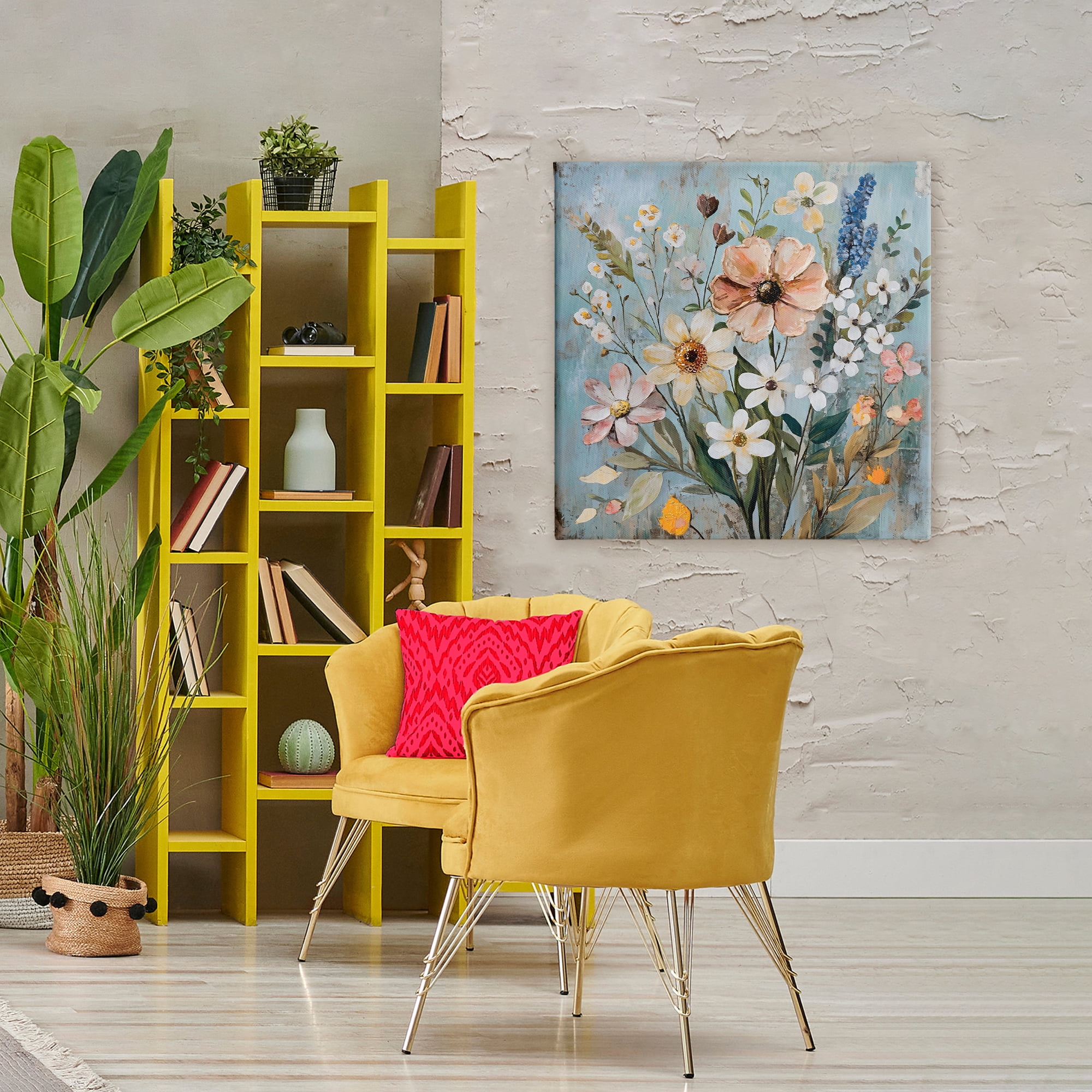 Stupell Industries Wildflower Mix Spring Bouquet Canvas Wall Art, design by Creative Studio