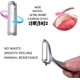 thumbnail image 3 of 2-Piece Vegetable Peeler, Stainless Steel, Stainless Steel Serrated Curved Blade Soft Skin Peeler, Thrifty, 3 of 4