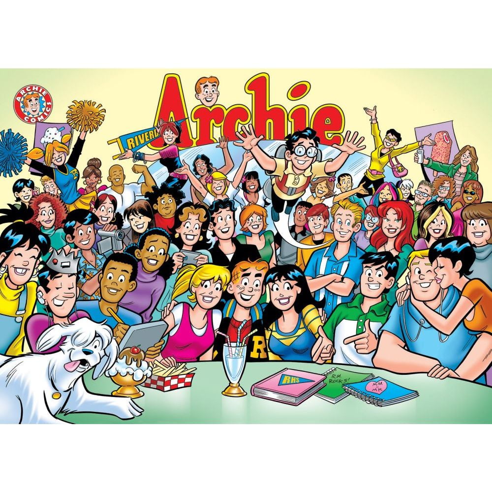 Cobble Hill Archie - 'The Gang at Pop's 1,0000 Piece Puzzle - Walmart.com