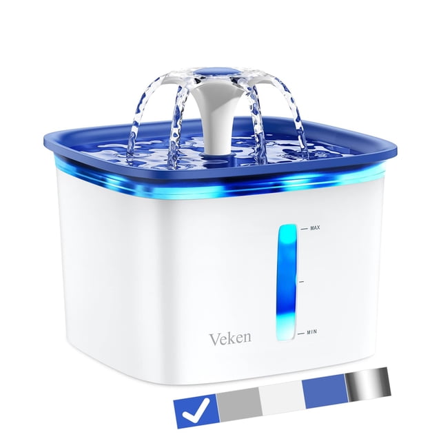 Dispensador automático de agua para gatos Veken Pet Fountain 95 oz