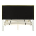 thumbnail image 4 of Furniture of America Harper Fabric Upholstered Eastern King Bed in Beige, 4 of 14