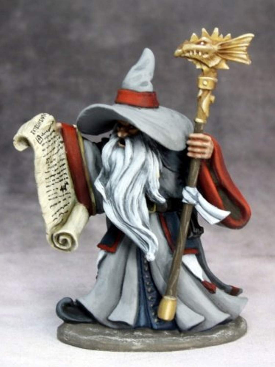 Reaper Miniatures Galladon Male Wizard #77054 Bones Unpainted Plastic Figure