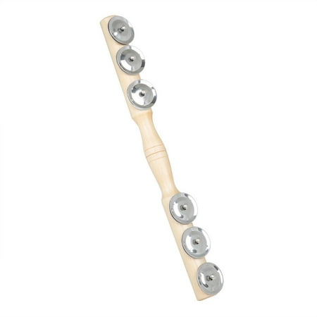 Hand Chime Hand Bells for Kids Percussion Instrument Early Educational Tambourine Single Row bell Board Cymbals for Kids Children Adults