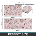 thumbnail image 7 of Pioneer Flower Floral Print Pattern Kitchen Rugs Sets Of 2,Anti Fatigue Kitchen Mat Rugs Non Slip Washable,Decorative Kitchen Floor Mats for Kitchen,Sink,Laundry,17"x30"+17"x47", 7 of 7