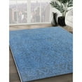 thumbnail image 2 of Ahgly Company Indoor Rectangle Mid-Century Modern Iceberg Blue Persian Area Rugs, 5' x 7', 2 of 6