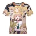 thumbnail image 4 of Himiko Toga Kids Short Sleeve Tee Shirt Novelty Crewneck T-Shirts Unisex Summer Blouse Tops for Boys Girls 150CM, 4 of 8