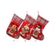 thumbnail image 2 of Bolsa de regalo, calcetín de Navidad, soporte para dulces, suministros para vacaciones, adornos para contenedores de galletas, accesorios Kits de decoración para fiestas patrón de muñeco de nieve Bearachild HA069645-02, 2 of 6
