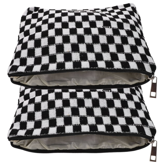 BESTYASH 2Ud Estuche Para Tejido Negro Con De Tablero Para Uso Diario