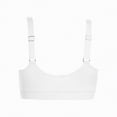 thumbnail image 5 of HCNTES Women's Sporty Bikini Top Only Racerback Sports Bra Swimsuit Top Medium Support Bathing Suit Tops Summer White,M, 5 of 5