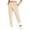 CBeige, variant on Kelon Women's Casual Pants, Women's Warm Sherpa Lined Athletic Sweatpants Jogger Fleece Pants with Pockets Winter Warm Jogger Sweatpants, S