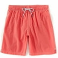 thumbnail image 4 of Roundtree & Yorke Men's Big & Tall Solid Color Swim Trunks (Black, 4X-Large Big, 4XB), 4 of 5