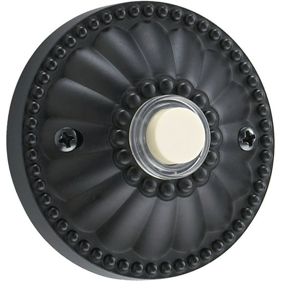 Quorum Lighting - Accessory - Elegant Round Door Chime Button In Traditional