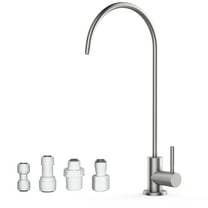 Water Filter Faucet, Drinking Water Faucet Fits Most Reverse Osmosis and Water Filtration System for Kitchen Bar Sink, Lead-Free Stainless Steel Reverse Osmosis Faucet, Non-Air Gap RO Faucet