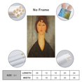 thumbnail image 2 of Cuadro impreso de Amedeo Modigliani (10), póster artístico, lienzo, decoración de pared, impresión fotográfica, regalos, carteles decorativos modernos para el hogar, 20 x 30 cm, 2 of 6