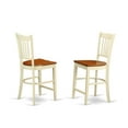 thumbnail image 2 of East West Furniture Groton 11" Wood Counter Stools in Cream/Cherry (Set of 2), 2 of 2