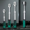 thumbnail image 3 of Taizhen 72-Tooth Extendable Ratchet Wrench with 1/2 Inch Socket, Quick Release Design, Polished Chrome Surface for Durable Grip, High Torque for Efficient Nut/Bolt Handling, Lightweight 0.53kg, 3 of 6