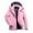 60Pink, variant on Qeaghou Womens Ski Jackets Water Resistant Insulated Snow Jacket Windproof Heavyweight Fleece Lined Winter Coats with Hood Deal Of The Day