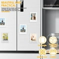 thumbnail image 2 of HLONK 12 Pcs Magnetic Fridge Frames DIY Magnetic Photo Frames Reusable Refrigerator Magnet Picture Frames Mini Magnetic Picture Frame for Home Office Traveling Party, 2 of 10