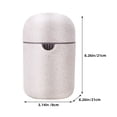 thumbnail image 2 of BESTYASH Rotary Manual Juicer Hand Juicer Beige Compact for Outdoor Travel 1Set, 2 of 8