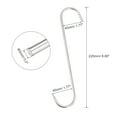 thumbnail image 2 of Uxcell 8.86" Meat Hooks, 0.2" Thick Stainless Steel S-Hook, Meat Processing Hanging 8Pack, 2 of 5