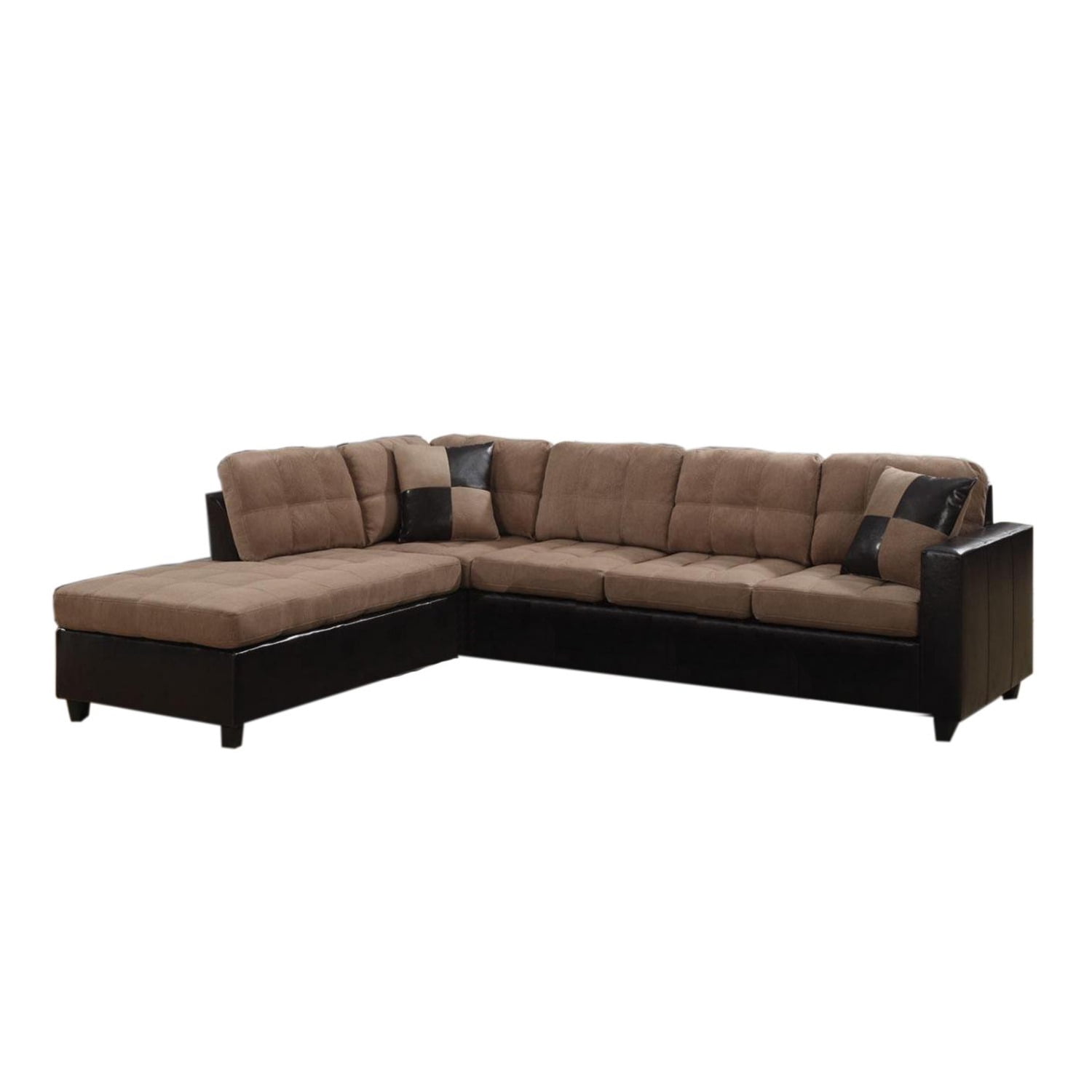 Black Red Bonded Leather Sectional Sofa, Vig 4087 Black White Modern Leather Sectional Sofa With Recliners