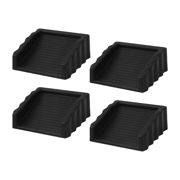 Pack of 4 Multiple Elegant Color Rubber Door Stops for Any Decoration Styles