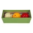 thumbnail image 2 of ASKA Grade A Carom Billiard Ball Set - 61.5 mm, 6-Dot High Visibility 3-Ball Set, 2 of 5