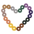 thumbnail image 2 of 10Pcs/ Pack Cymbal Stand Felt Washer Pad Replacement Round Soft for Drum Set Cymbals (Random Color ), 2 of 8