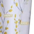thumbnail image 5 of Kitchen Curtain Valance, Leaf Floral Print Valance Curtains for Windows, 54" W x 15" L, 1 Panel, Yellow, 5 of 7