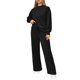 thumbnail image 5 of Conjunto Deportivo PRETTYGARDEN 2 Piezas Negro Pantalón Ancho XL, 5 of 9