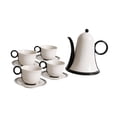 thumbnail image 4 of GUOOL Ceramic Teapot with Cups Set Porcelain Tea Set Loose Leaf Tea Pot Tea Kettle for with 4 cups, 4 of 9
