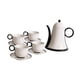 thumbnail image 4 of Juego de tetera de cerámica con tazas Juego de té de porcelana Juego de tetera de kung fu con con 4 tazas, 4 of 9
