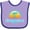 Lavender and Purple, variant on Inktastic Summer Enjoy the Sunshine Huntington Beach California Blue Boys or Girls Baby Bib
