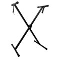 thumbnail image 4 of Keyboard Stand, Steel Rubber Pad Music Keyboard Stand  Stability 7 Level Adjustable  for Room, 4 of 8