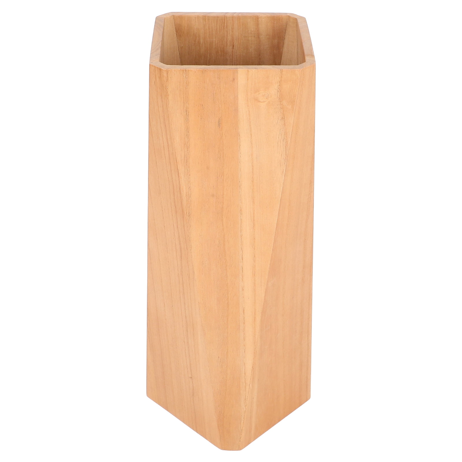 Raindrops Hemoton Large Capacity Wooden Umbrella Stand Holder Stylish Storage Rack for Umbrellas Wood Stand for Indoor Use