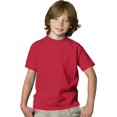 thumbnail image 1 of Hanes Boy`s 5.2 oz COMFORTSOFT HEAVYWEIGHT T-Shirt, M, Deep Red, 1 of 1
