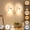 2Pcs, variant on Smart LED Clock Night Light with Motion Sensor, Rechargeable Dimmable Wall Lamp with Remote, 3 Color Temperatures & 3 Lighting Modes, Digital Clock Nightlight for Bedroom, Bathroom Hallway,2Pcs