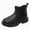 A7-Black, variant on Girls Short Boots Toddler Girls Leather Ankle Boots for Children Casual