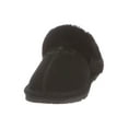 thumbnail image 4 of Pantuflas BEARPAW Loki para mujer en gamuza negra para uso interior y exterior, 4 of 6
