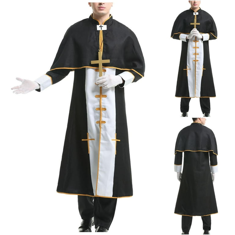  Priest Costume Set - Standard Size (Includes Robe