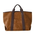 thumbnail image 3 of Bolso Mano para Mujer Hombro Gran Capacidad Vintage Gamuza (café), 3 of 6