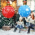 thumbnail image 7 of Up to 50% off Light Up PVC Inflatable Christmas Ball , 20 Inch Large Outdoor Decorated Ball Outdoor Christmas Decorations,New Years Christmas Ornaments with Light, 7 of 7