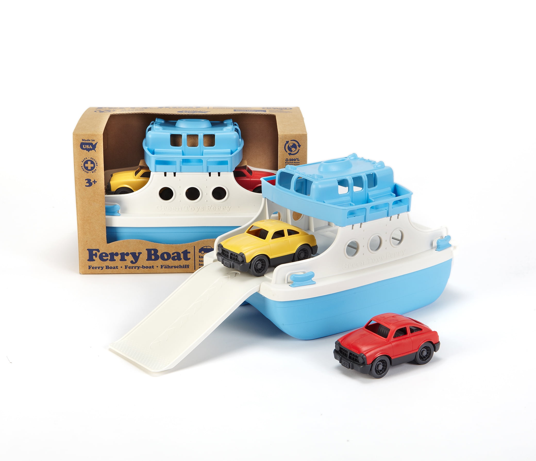 Green Toys Ferry Boat with Cars