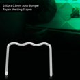 thumbnail image 1 of Spptty 100pcs 0.8mm Auto Bumper Repair Pre Cut Welding Staples Repair Tool Kit 3 Types Available, Welding Staples, Pre Cut Staples, 1 of 8